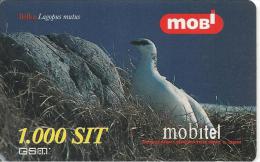 CARTE*-SLOVENIE-PREPAYEE GSM-1000 SIT-MOBITEL--OISEAU LAGOPUS-TBE - Hühnervögel & Fasanen