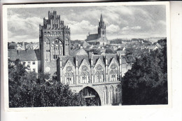 0-2000 NEUBRANDENBURG, Treptower-Tor Mit Stadtansicht, 1938 - Neubrandenburg