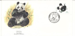 LETTRE AVEC GIANT PANDA - Covers & Documents