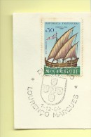 TIMBRES - STAMPS- MARCOPHILIE - PORTUGAL (MOZAMBIQUE / MOÇAMBIQUE - CACHET 01-12-1984 - LOURENÇO MARQUES - Flammes & Oblitérations