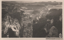 AK Walter Hahn 41 Sächsische Schweiz Höllenhund Raaberkessel Kletterei Klettern Kletterer Rathen Wehlen Königstein Pirna - Bastei (sächs. Schweiz)