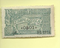 TIMBRES FISCAUX - TAX STAMPS - PORTUGAL - 1914 - Gebruikt