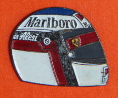 Pin´s - Automobile - Formule 1 - F1 - Casque De Jean Alesi - Malboro - Ferrari - Autorennen - F1