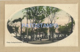 9004 PARAGUAY ASUNCION SQUARE PLAZA INDEPENDENCIA POSTAL POSTCARD - Paraguay