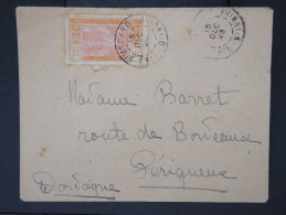 FRANCE-COTE D IVOIRE- Enveloppe De Dimbokro ( Cachet Trés Peu Fréquent) Pour Périgueux En 1920  à Voir LOT P5105 - Storia Postale