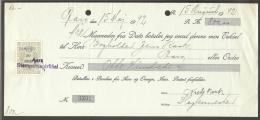 1942. Bill Of Exchange For 800 Kr. With 50 øre Green And Black STEMPELMARKE. Aars 28. M... (Michel: ) - JF170540 - Fiscale Zegels