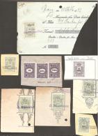 STEMPELMÆRKE 10 Ex. On Paper. (Michel: ) - JF170547 - Revenue Stamps