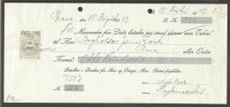 1942. Bill Of Exchange For 800 Kr. With 50 øre Green And Black STEMPELMARKE. Aars 26/8 ... (Michel: ) - JF170541 - Steuermarken