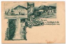 ▓▒░ Tatzelwurm Gem Oberaudorf Kr Rosenheim (Obb) Ak Gasthof Ca 1900 ░▒▓ - Rosenheim