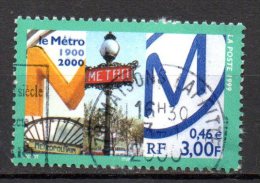 FRANCE. N°3292 Oblitéré De 1999. Métro De Paris. - Tram