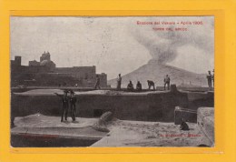 TORRE DEL GRECO - ITALIE - CAMPAGNIA - TORRE DEL GRECO - ERIZIONE DEL VESUVIO APRILE 1906 - ANIMATION - Torre Del Greco
