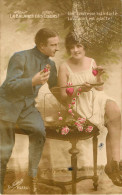 Militaria - Guerre 1914-18 - Patriotiques - Couples - Amour - Femmes - Femme - Erotisme - La Balance Des Coeurs - état - Guerre 1914-18