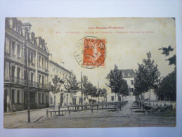 SAINT-PALAIS  :  Façade Du  TRINQUET  -  Place Du Marché Au  Bétail       1910 - Saint Palais