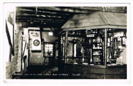 RB 1038 - 1956 Real Photo Postcard - Public Coaching Bar - Coach & Horses - Tenby Pembrokeshire Wales - Saundersfoot - Pembrokeshire