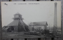 Carte Postale Ancienne La Machine Nièvre Puits Ste-Marguerite - La Machine