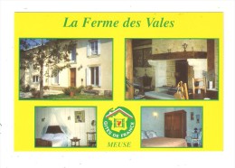 CPM Publicitaire : 55 - ETAIN - SAINT MAURICE LES GUSSAINVILLE  Ferme Des Vales Multivues - 4 - Etain