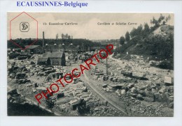 ECAUSSINNES-Carrieres Et Scieries CORNET-Industrie-Periode Guerre-14-18-1 WK-BELGIEN-BELGIQUE-Feldpost- - Soignies