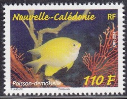 Nouelle Calédonie Poisson Demoiselle SOUS La Faciale !!  2014 ** - Unused Stamps