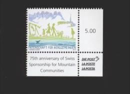 Schweiz   **    2395 Unterstützung Berggemeinden  Eckrand Ungefaltet - Unused Stamps