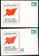 DDR PP18 C1/003 Privat-Postkarte FARBAUSFALL BLAU Halle 1984 - Postales Privados - Nuevos