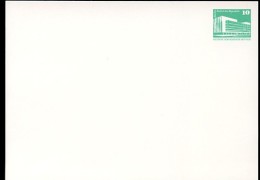 DDR PP18 A1/001 Privat-Postkarte BLANKO 1982 NGK 3,00 € - Private Postcards - Mint