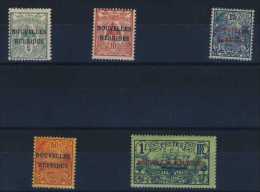 NOUVELLES-HEBRIDES    N°    1   à    5 - Unused Stamps