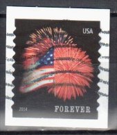 United States 2014 Star Spangled Banner Sc # 4854 - Mi 5047BG Perf. 9½ - Used - Usati