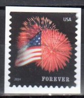 United States 2014 Star Spangled Banner Sc # 4855 - Mi 5047BD Perf. 11¼:10¾ - Used - Oblitérés