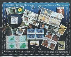 Micronesia     "Postal Service"    Block Of 4    SC# 198   MNH** - Micronesia