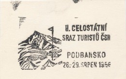 J1454 - Czechoslovakia (1945-79) Control Imprint Stamp Machine (R!): II. Statewide Meeting Tourists Czechoslovakia (CZ) - Proeven & Herdrukken