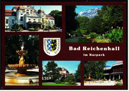 Bad Reichenhall  -  Im Kurpark  -  Mehrbild-Ansichtskarte Ca. 1989    (4471) - Bad Reichenhall