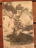 La Corrèze  -  Vieille Femme Du Bas Limousin  1903 - Silhouetkaarten