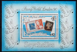 C0341 SEYCHELLES 1990, SG MS775 ´Stamp World London 1990´ Stamp Exhibition, MNH - Seychelles (1976-...)