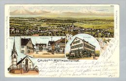 AK ZH Mettmenstetten 1906-08-28 Litho Kissel & # 3859 - Mettmenstetten