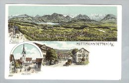 AK ZH Mettmenstetten Ungebr.Litho P. Bleuler #6485 - Mettmenstetten