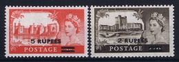 Oman British Postal Agencies , 1955 SG. 56 - 57 , Mi 56 - 57 MNH/** - Oman