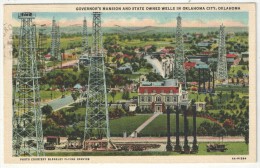 Governor's Mansion And State Owned Wells In Oklahoma City, Oklahoma - 1947 - Oklahoma City