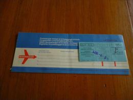 CB15 F1 LC114 Billet Ticket Swissair Airlines Kinshasa Zurich Brussels Kinshasa - Tickets