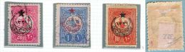 1916 - Francobollo Del 1909/11 Soprastampa 3° Tipo - N° 318-320-322 - Used Stamps