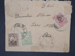 ROUMANIE-Enveloppe De Barlad Pour Paris En 1919 Avec Cachet De Censure   A Voir Lot P5159 - Marcophilie