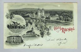 AK ZH Rheinau 1901-01-28 Litho Künzli #683 E.Müller - Rheinau