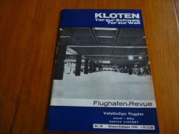 CB6 LC114 Kloten Flughafen Revue Winter 1976 Horaires Ankunft Et Abflug Zurich Airport - Orari