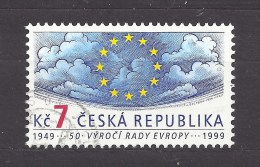 Tschechische Republik Czech Republic 1999 Gest. Mi 213 Sc 3087 Council Of Europe 1949-1999. 50th Anniversary. C.2. - Gebruikt