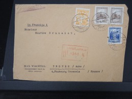 LETTONIE-Enveloppe En Recommandée De Riga Pour La France En 1938  Pas Commun Lot P5174 - Lettonie