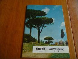 CB6 LC114 Sabena Magazine L'Italie - Flugmagazin