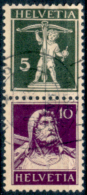 Svizzera-293 -1930 - Unificato: Z17Y (o) - Privi Di Difetti Occulti. - Zusammendrucke