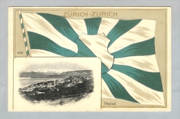 AK ZH Thalwil 1909-10-24 Prägelitho Fotofenster H.Guggenheim #14047 - Thalwil