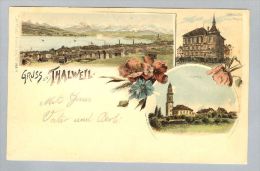 AK ZH Thalwil 1900-03-22 Litho C.Künzli #1668a - Thalwil