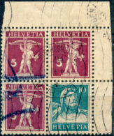 Svizzera-296 -1924 - Unificato: Z13 (o) - Privi Di Difetti Occulti. - Zusammendrucke