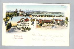 AK ZH Uster 1914-06-06 Litho Hotel Sternen E.Gysel - Uster